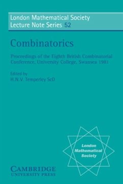 Combinatorics (eBook, PDF) - Temperley, H. N. V.