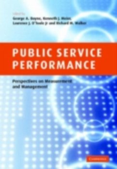 Cover Public Service Performance (eBook, PDF)