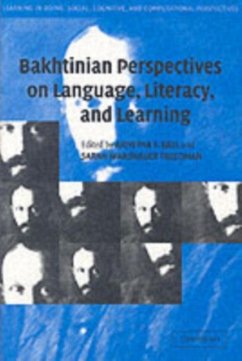 Bakhtinian Perspectives on Language, Literacy, and Learning (eBook, PDF)