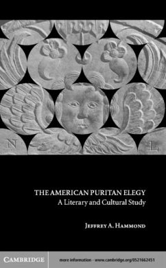 American Puritan Elegy (eBook, PDF) - Hammond, Jeffrey A.