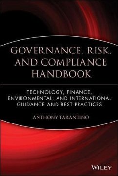 Governance, Risk, and Compliance Handbook (eBook, PDF) - Tarantino, Anthony