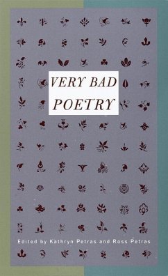 Very Bad Poetry (eBook, ePUB) - Petras, Kathryn; Petras, Ross