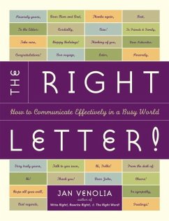 The Right Letter (eBook, ePUB) - Venolia, Jan