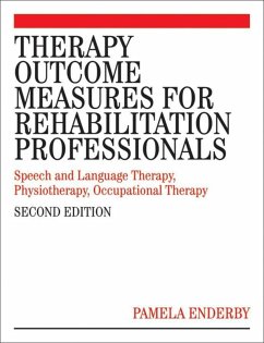 Cover Therapy Outcome Measures for Rehabilitation Professionals (eBook, PDF)