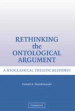 Rethinking the Ontological Argument (eBook, PDF) - Dombrowski, Daniel A.