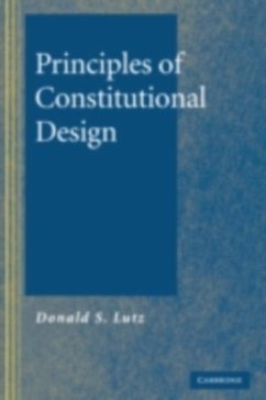 Cover Principles of Constitutional Design (eBook, PDF)