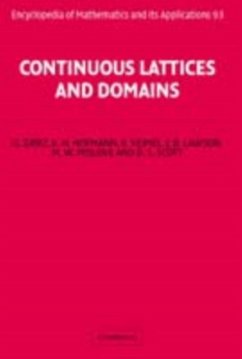 Continuous Lattices and Domains (eBook, PDF) - Gierz, G.