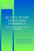 Quality of Life and Human Difference (eBook, PDF)