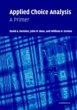 Applied Choice Analysis (eBook, PDF) - Bild 1