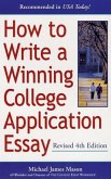 How to Write a Winning College Application Essay, Revised 4th Edition (eBook, ePUB)
