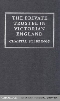Private Trustee in Victorian England (eBook, PDF) Cover Private Trustee in Victorian England (eBook, PDF)
