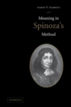 Meaning in Spinoza's Method (eBook, PDF) - Garrett, Aaron V.
