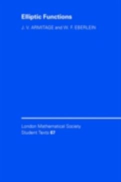 Cover Elliptic Functions (eBook, PDF)
