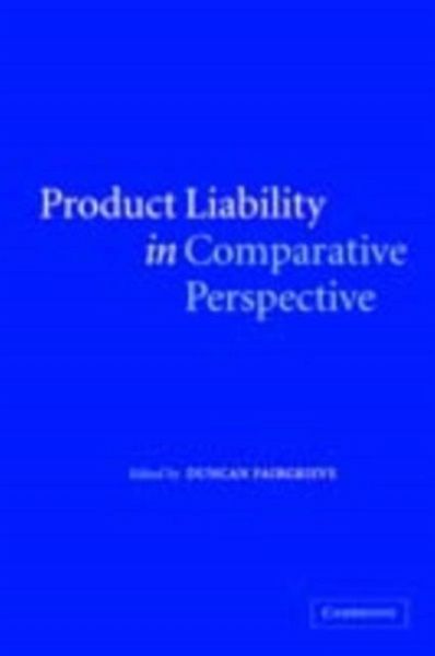 Product Liability in Comparative Perspective (eBook, PDF)