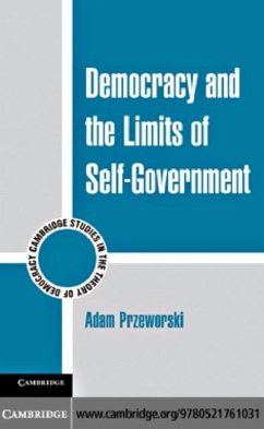 Democracy and the Limits of Self-Government (eBook, PDF) - Przeworski, Adam