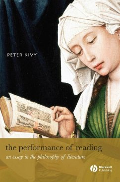 The Performance of Reading (eBook, PDF) - Kivy, Peter