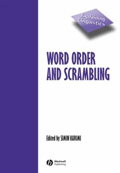 Word Order and Scrambling (eBook, PDF)