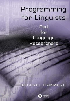 Programming for Linguists (eBook, PDF) - Hammond, Michael