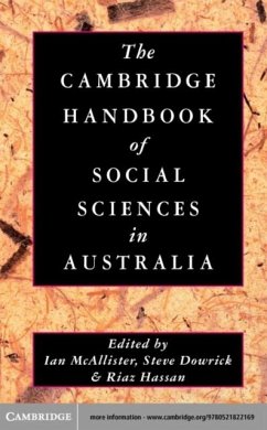 Cambridge Handbook of Social Sciences in Australia (eBook, PDF)