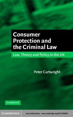 Cover Consumer Protection and the Criminal Law (eBook, PDF)