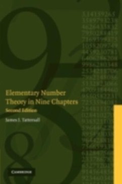 Elementary Number Theory in Nine Chapters (eBook, PDF) - Tattersall, James J.