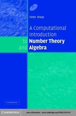 Computational Introduction to Number Theory and Algebra (eBook, PDF) - Shoup, Victor