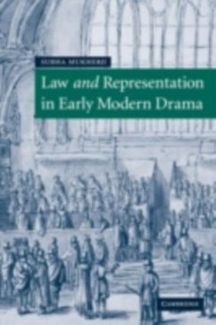 Law and Representation in Early Modern Drama (eBook, PDF) - Mukherji, Subha