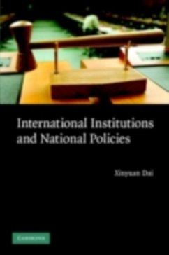 International Institutions and National Policies (eBook, PDF) - Dai, Xinyuan
