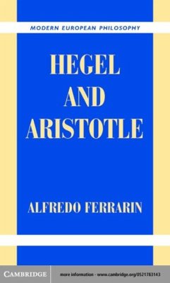Hegel and Aristotle (eBook, PDF) - Ferrarin, Alfredo