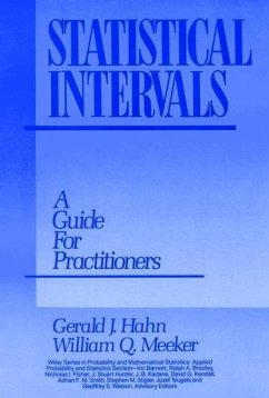 Cover Statistical Intervals (eBook, PDF)