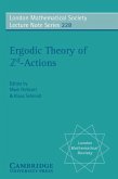 Ergodic Theory and Zd Actions (eBook, PDF)