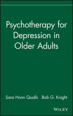 Psychotherapy for Depression in Older Adults (eBook, PDF) - Qualls, Sara Honn; Knight, Bob G.