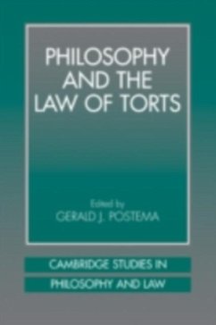Cover Philosophy and the Law of Torts (eBook, PDF)