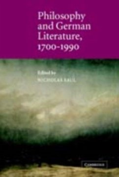 Philosophy and German Literature, 1700-1990 (eBook, PDF)