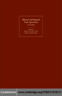 Bilateral and Regional Trade Agreements (eBook, PDF)