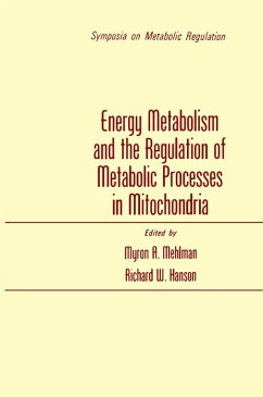 Cover Energy Metabolism and the Regulation of Metabolic Processes in Mitochondria (eBook, PDF)