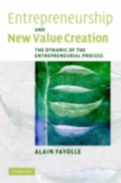 Entrepreneurship and New Value Creation (eBook, PDF) - Fayolle, Alain