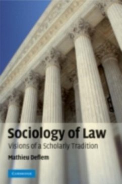Sociology of Law (eBook, PDF) - Deflem, Mathieu