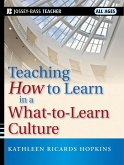Teaching How to Learn in a What-to-Learn Culture (eBook, PDF)