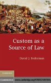 Custom as a Source of Law (eBook, PDF)