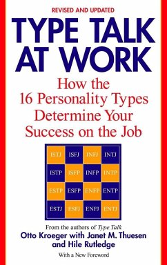 Type Talk at Work (Revised) (eBook, ePUB) - Kroeger, Otto; Thuesen, Janet M.; Rutledge, Hile