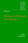 Hamann: Writings on Philosophy and Language (eBook, PDF)