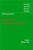 Schleiermacher: Lectures on Philosophical Ethics (eBook, PDF)