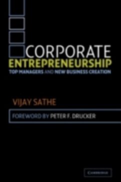 Corporate Entrepreneurship (eBook, PDF) - Sathe, Vijay