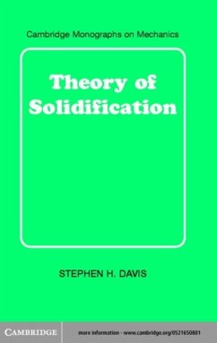 Theory of Solidification (eBook, PDF) - Davis, Stephen H.