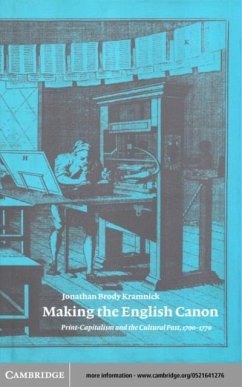 Making the English Canon (eBook, PDF) Cover Making the English Canon (eBook, PDF)
