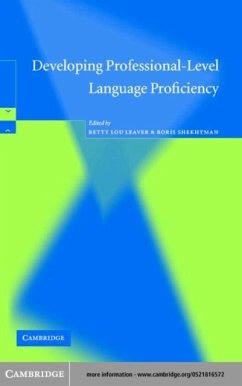 Developing Professional-Level Language Proficiency (eBook, PDF)