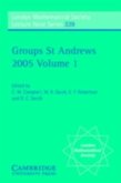 Groups St Andrews 2001 in Oxford: Volume 1 (eBook, PDF)