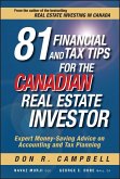 81 Financial and Tax Tips for the Canadian Real Estate Investor (eBook, PDF) 81 Financial and Tax Tips for the Canadian Real Estate Investor (eBook, PDF)