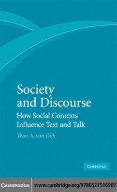 Society and Discourse (eBook, PDF) - Dijk, Teun A. Van